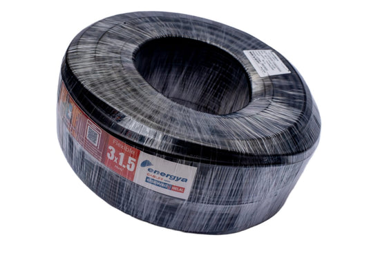 Energya Flex 1.5mm 3-Core Wiring Cable — Flexible Copper Cable for Power & Earthed Appliances