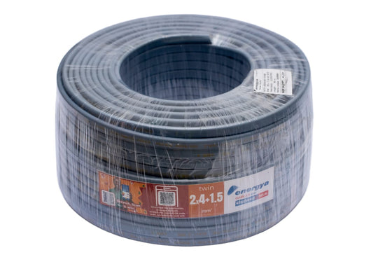 Energya Twin 4.0mm + Earth 1.5mm Wiring Cable — Heavy-Load Cable for Cookers & Water Heaters